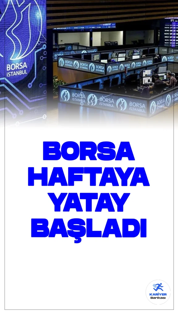 Borsa Haftaya Yatay Başlangıç Yaptı: BIST 100 endeksi 9.686,89 puanla açıldı. Bankacılık endeksi hafif değer kaybederken bilişim sektörü yükselişteydi. Gözler TCMB'nin faiz kararında.