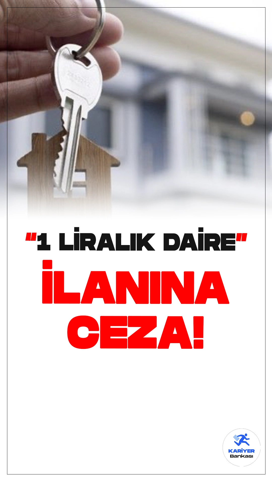 Aldatıcı "1 Liralık Daire" İlanına Ceza Kesildi.Reklam Kurulu, tüketiciyi yanıltan "1 liraya daire" ilanlarına dur dedi. 1 TL ve 20 bin TL'lik konut ilanlarının gerçeği yansıtmadığı tespit edilerek, bu ilanlara reklam durdurma cezası uygulandı.