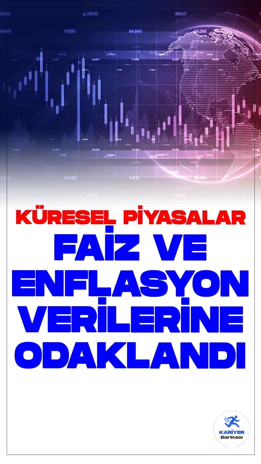 Küresel Piyasalar Faiz ve Enflasyon Verilerine Odaklandı.Küresel piyasalarda gözler Avrupa Merkez Bankası’nın faiz kararına ve ABD'de açıklanacak enflasyon verilerine çevrildi. Faiz ve enflasyon beklentileri, piyasaların seyrini belirleyen en önemli unsurlar arasında yer alıyor.