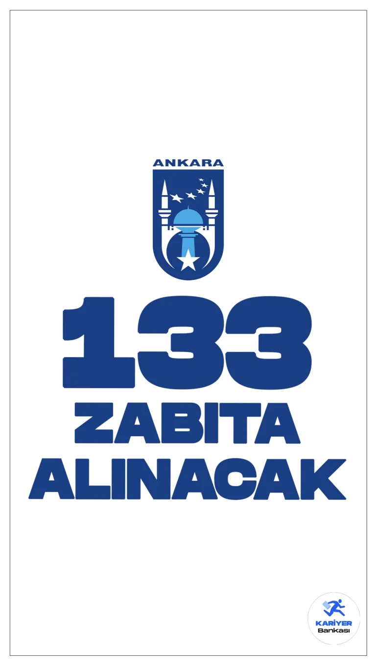 Ankara Büyükşehir Belediyesi (ABB) 133 Zabıta Memuru Alımı Yapacak.Ankara Büyükşehir Belediyesi, 657 sayılı Devlet Memurları Kanunu'na tabi olarak ilk defa atanmak üzere 133 zabıta memuru alımı yapacak. Bu alım, Belediye Zabıta Yönetmeliği'ne uygun olarak gerçekleştirilecektir.