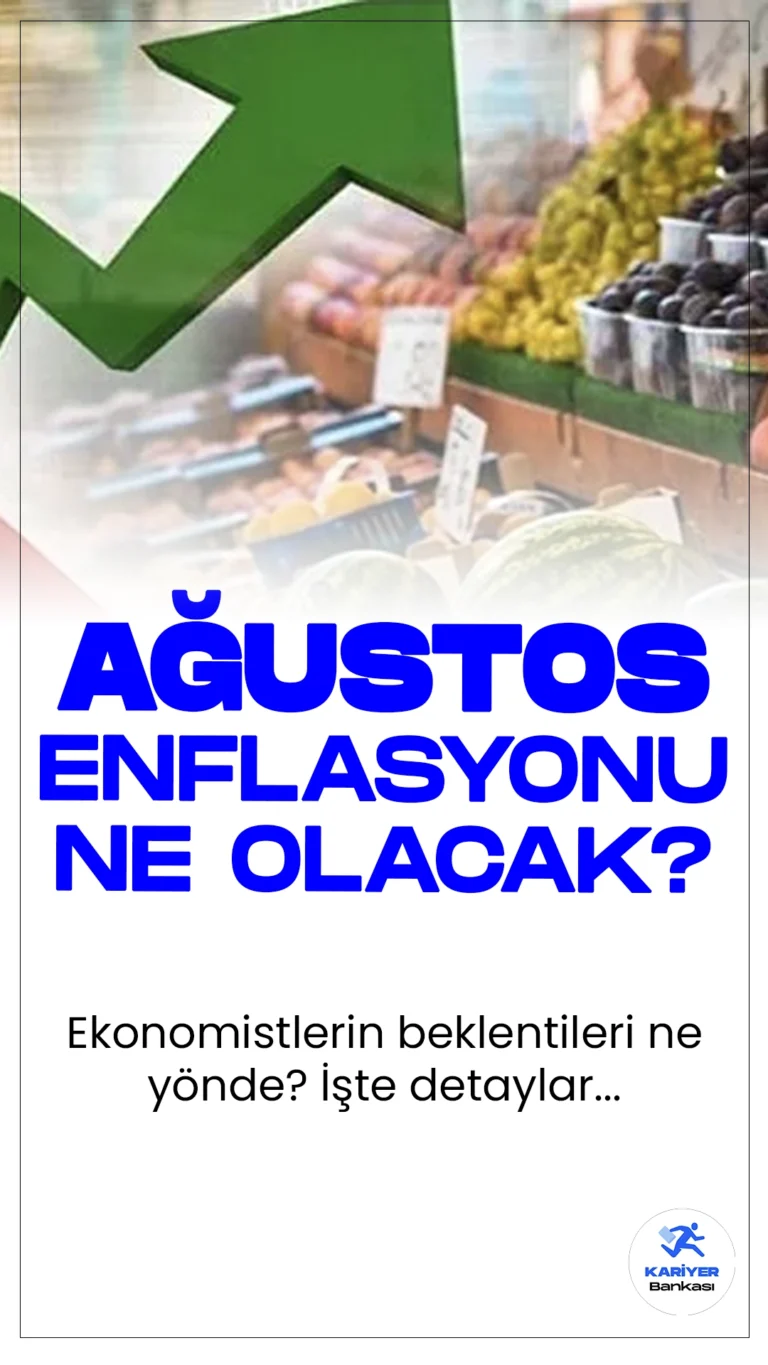 Enflasyon Rakamları Salı Günü Açıklanacak.Ağustos ayına ilişkin enflasyon verileri salı günü Türkiye İstatistik Kurumu tarafından açıklanacak. Temmuz ayında bir önceki aya göre yüzde 3,23, yıllık bazda ise yüzde 61,78 artış gösteren Tüketici Fiyat Endeksi'nde bu ay düşüş bekleniyor.