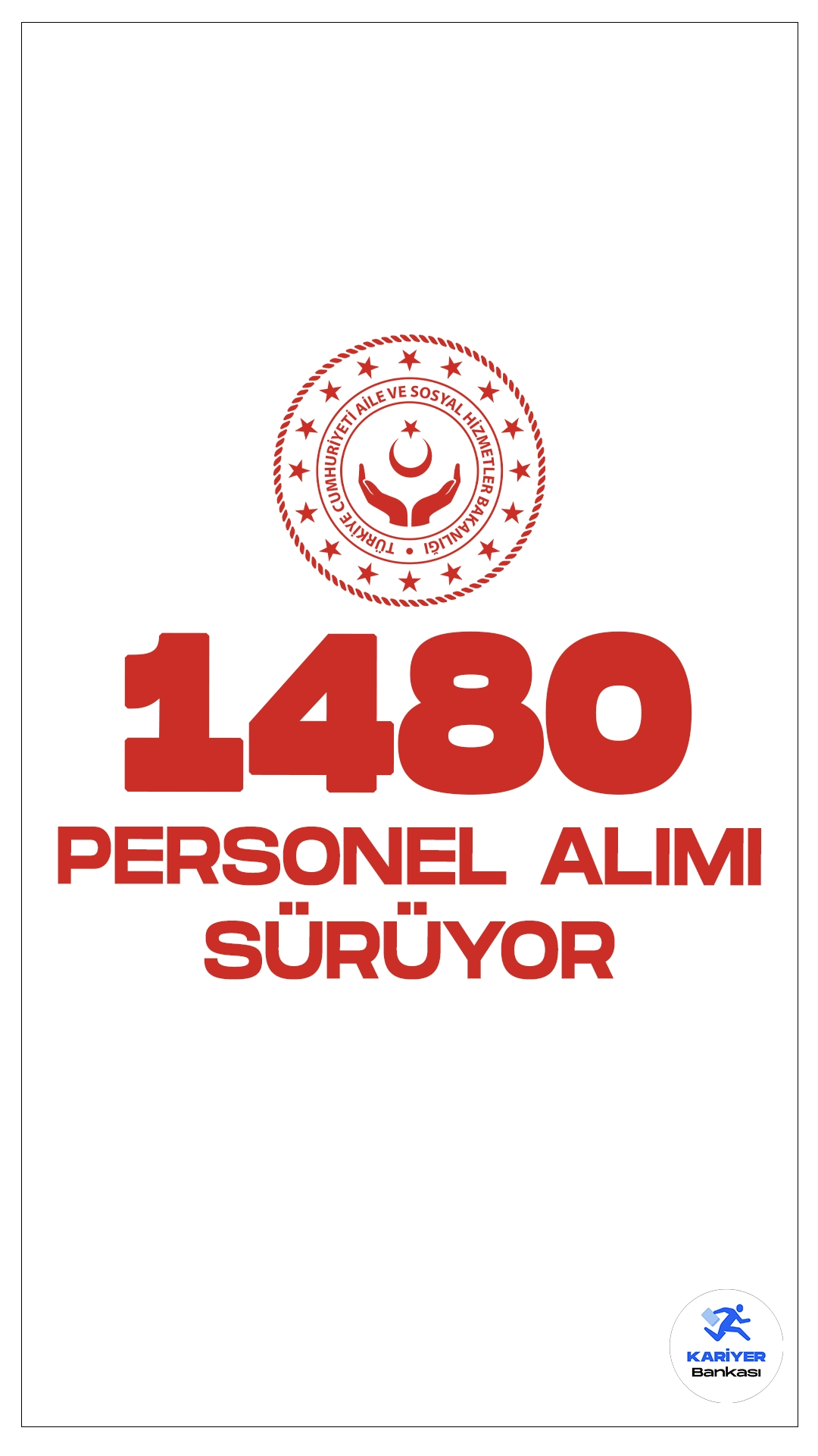 Aile Bakanlığı 2828 Sayılı Kanunla 1480 Personel Alımı Sürüyor.Aile ve Sosyal Hizmetler Bakanlığı, 2828 sayılı kanun kapsamında 1480 personel alımı başvuruları devam ediyor. Başvuru işlemleri 20 Eylül2 2024 tarihinde sona erecek. İşte şartlar ve başvuru bilgileri..