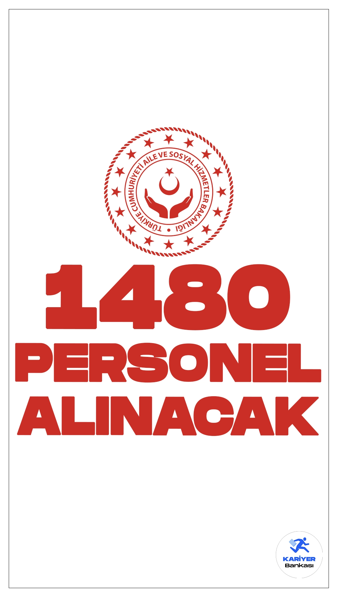 Aile Bakanlığı 2828 Sayılı Kanunla 1480 Personel Alımı Yapacak.Aile ve Sosyal Hizmetler Bakanlığı, 2828 sayılı kanun kapsamında 1480 personel alımı yapacağını duyurdu. Başvurular 20 Eylül'e kadar sürecek. İşte şartlar ve başvuru bilgileri..