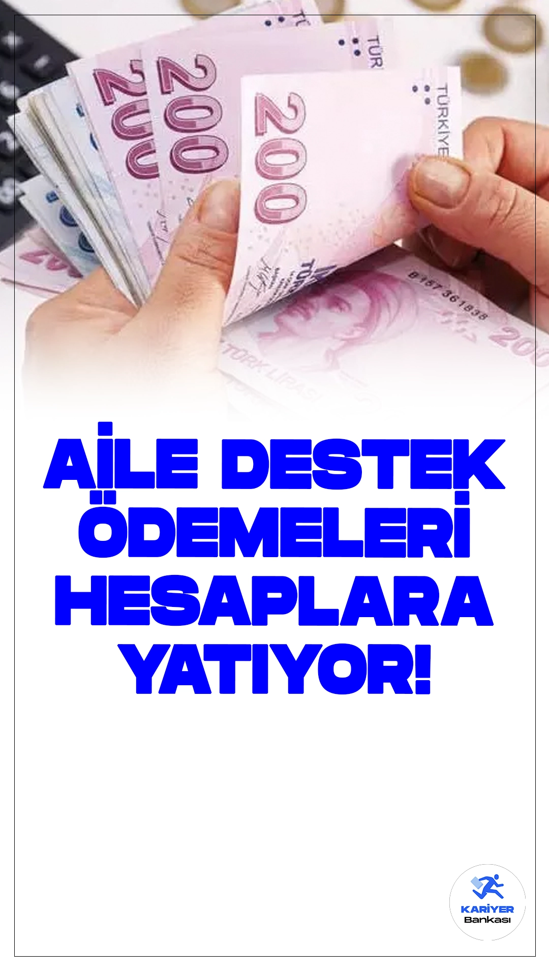 Eylül Ayı Aile Destek Ödemeleri Hesaplara Yatırılıyor!Aile Destek Programı kapsamında Eylül ayı ödemeleri, 10 Eylül itibarıyla hesaplara geçecek. Bakanlık tarafından yapılan açıklamaya göre, dar gelirli ailelere maddi destek sağlayan bu programın detayları açıklandı.