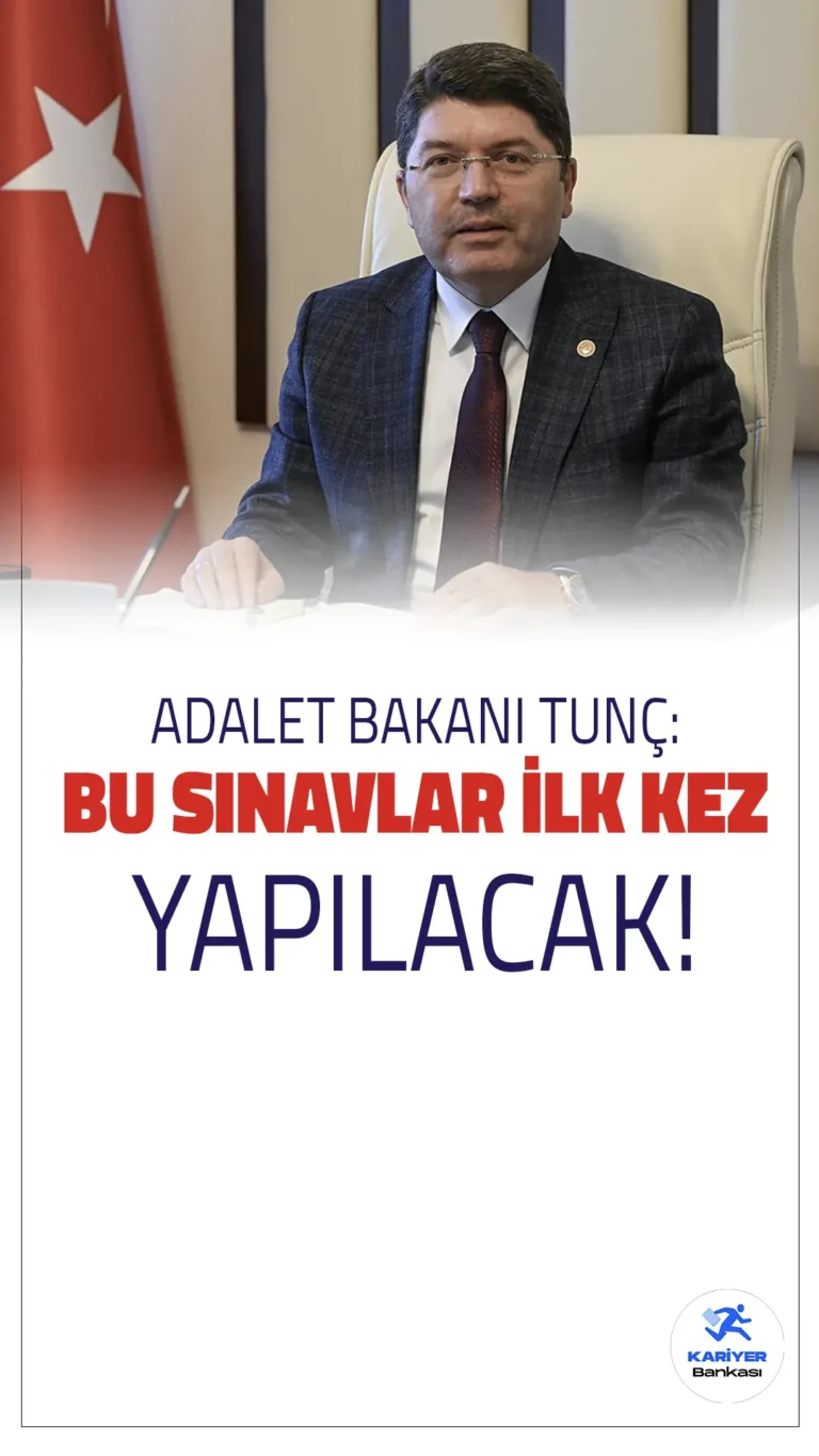 Adalet Bakanı Tunç: HMGS ve İYÖS 29 Eylül’de İlk Kez Yapılacak