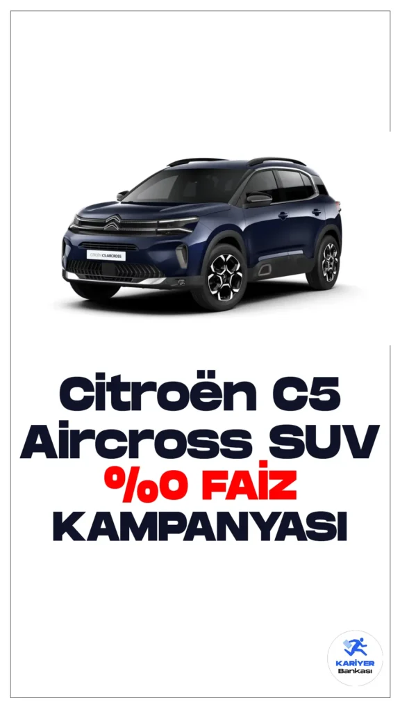 Citroen C5 Aircross SUV Sıfır Faiz Kampanyasıyla Satışta! İşte 2024 Model Yılı Fiyatları ve Detaylar