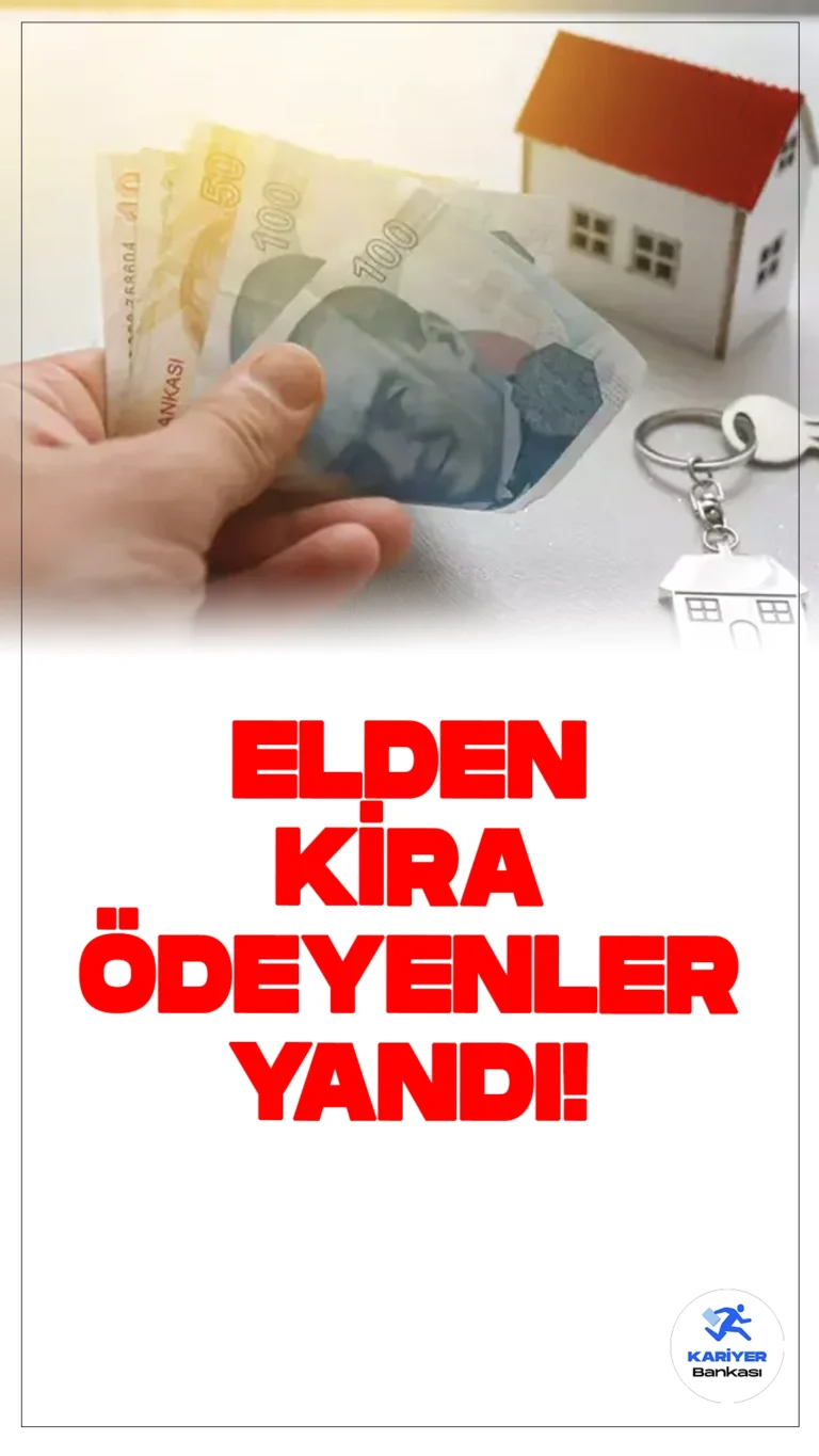 Elden Kira Ödeyenlere Yüzde 10 Ceza Uygulaması Başlıyor.Elden kira ödemesi yapanlara, kira bedelinin yüzde 10’u kadar ceza kesilecek. Yeni düzenleme ile tüm kira ödemelerinin banka veya PTT aracılığıyla yapılması zorunlu hale geliyor.