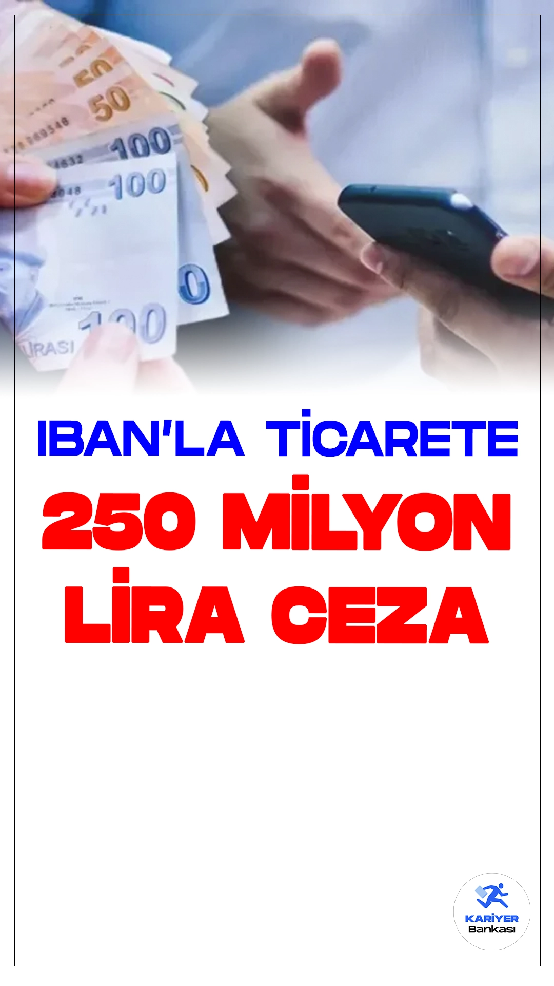 IBAN’la Ticarete 250 Milyon Lira Vergi Cezası.Hazine ve Maliye Bakanlığı, IBAN ile yapılan tahsilatlar üzerinden vergi kaçıranlara 250 milyon lira ceza kesti. 250 mükellef üzerinde yapılan incelemelerde 1,5 milyar liralık kazancın kayıt dışı bırakıldığı tespit edildi.