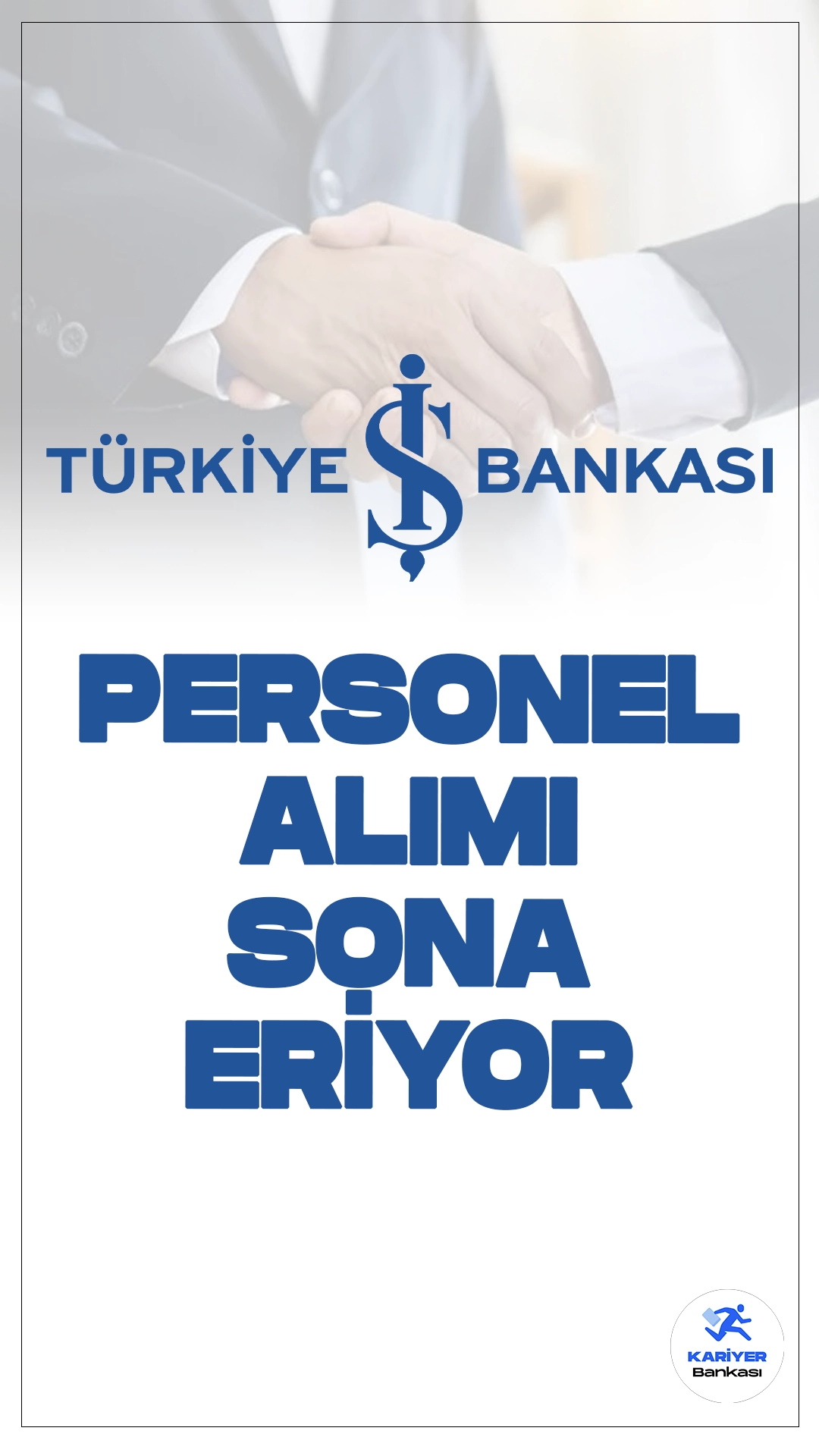 İş Bankası Uzman Yardımcısı Alımı Sona Eriyor.İş Bankası sayfasından yayımlanan duyuruya göre, Türkiye İş Bankası bünyesinde görevlendirilmek üzere kurumsal şubeler uzman yardımcısı pozisyonunda personel alımı yapılacak. Başvuru yapacak adayların belirtilen şartları sağlaması gerekmektedir.