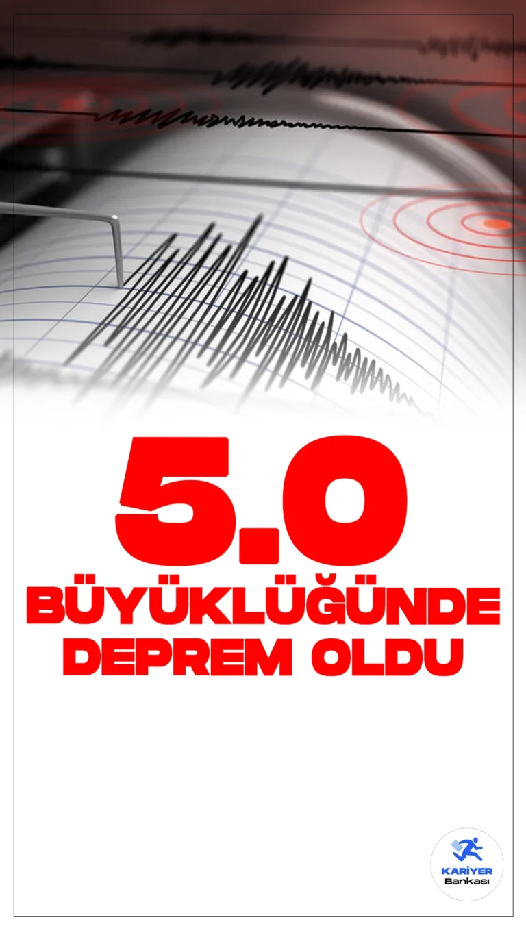 Kahramanmaraş'ta 5.0 Büyüklüğünde Deprem Oldu. İçişleri Bakanlığı Afet ve Acil Durum Yönetimi Başkanlığı Deprem Dairesi tarafından yayımlanan son dakika verilerine göre, Kahramanmaraş'ın Pazarcık ilçesinde deprem meydana geldi.