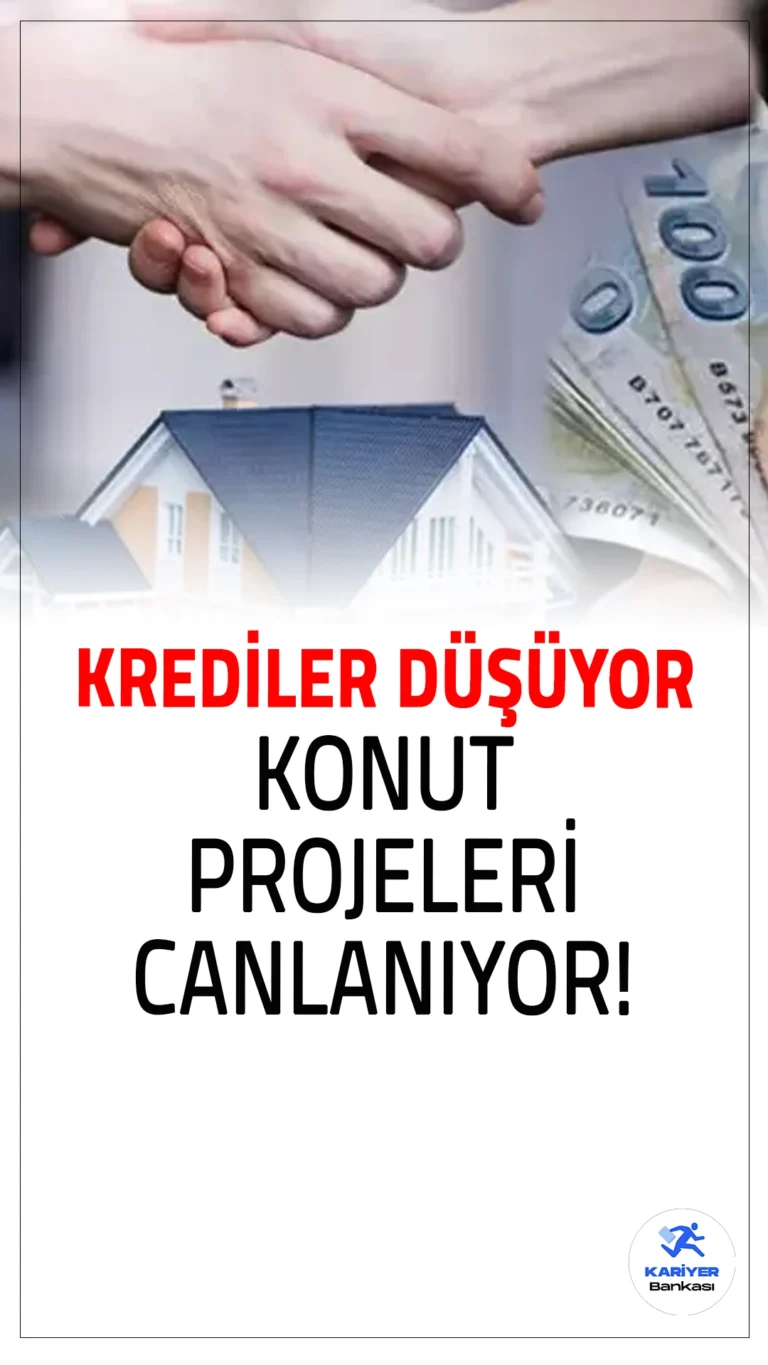 Krediler Düşüyor, Konut Projeleri Canlanıyor.Eylül ayı boyunca bankaların konut kredisi faiz oranlarında yaşanan düşüş, hem tüketiciyi hem de konut üreticilerini harekete geçirdi.