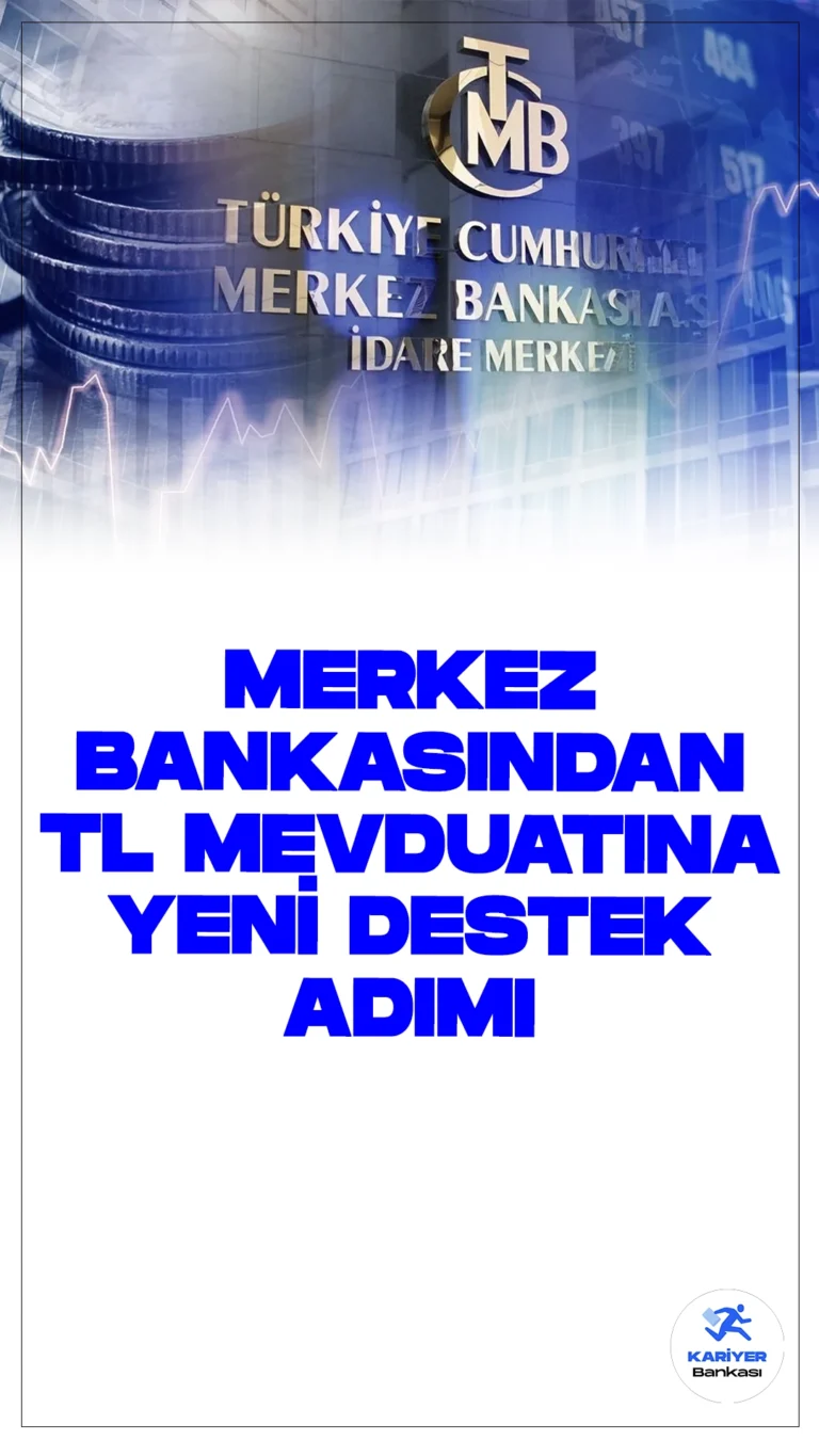 TCMB'den Türk Lirası Mevduatına Yeni Destek Adımı.Türkiye Cumhuriyet Merkez Bankası (TCMB), döviz mevduatlarını Türk lirasına dönüştürme konusunda yeni bir adım attı. Yurt içi yerleşik gerçek ve tüzel kişiler, 31 Ağustos 2024 itibarıyla bankalardaki döviz hesaplarını Türk lirasına çevirebilecek.