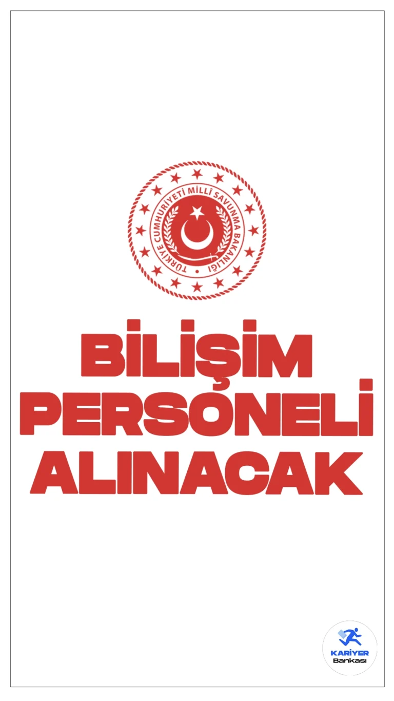 Milli Savunma Bakanlığı (MSB) Bilişim Personeli Alımı Yapacak.Millî Savunma Bakanlığı, Millî Savunma Üniversitesi Bilgi İşlem Dairesi Başkanlığı'nda istihdam edilmek üzere Sözleşmeli Bilişim Personeli alımı gerçekleştirecek. Adaylar, yalnızca bir pozisyon için başvuruda bulunabilecek ve başvurular 03 Eylül - 03 Ekim 2024 tarihleri arasında online olarak yapılacak. Bu süreçte adayların KPSS ve YDS puanları dikkate alınarak sözlü sınava çağrılacak.