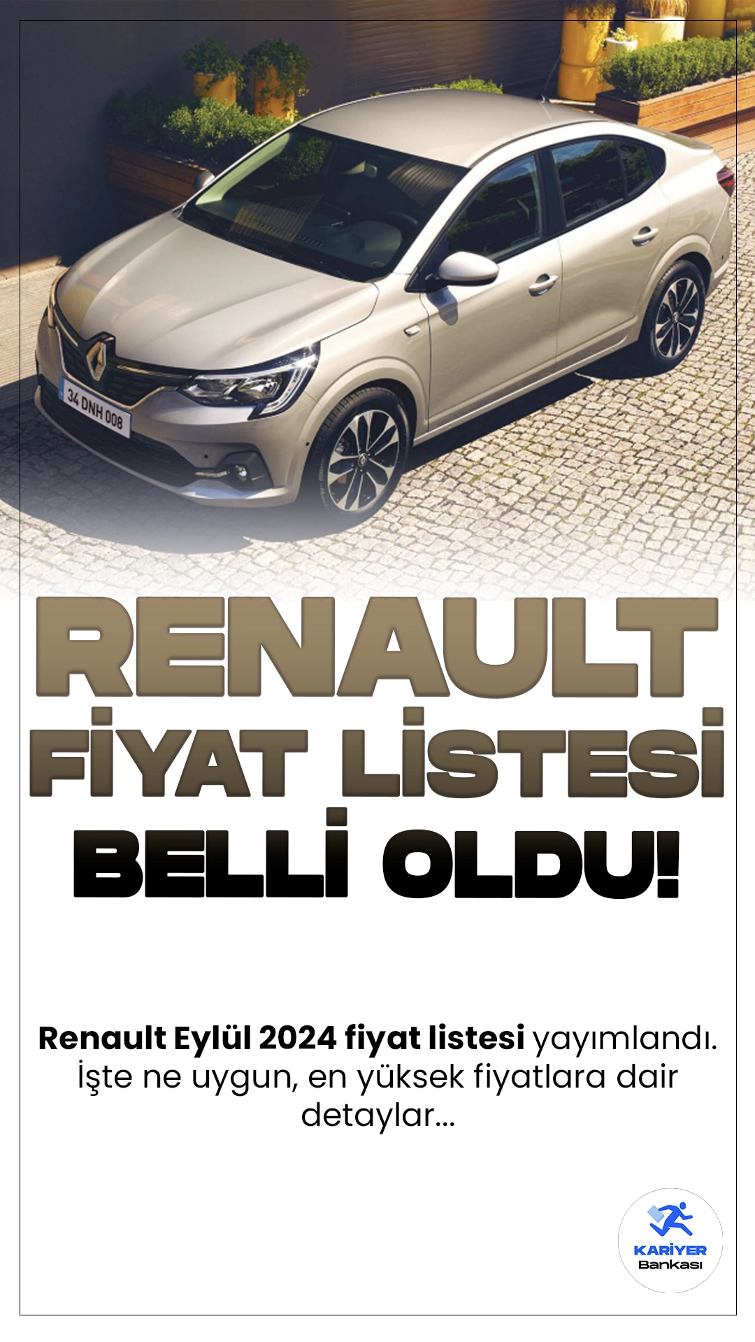Renault Eylül 2024 Fiyat Listesi Yayımlandı.Renault, 2024 yılında geniş bir araç yelpazesiyle otomobil tutkunlarının karşısına çıkıyor.