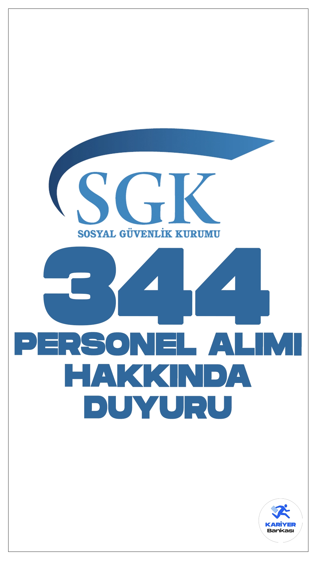 SGK 344 Personel Alımı Hakkında Duyuru Yayımlandı. Sosyal Güvenlik Kurumu sayfasından yayımlanan duyuruda, 344 personel alımı kapsamında, asil olarak yerleştirilmesi yapıldığı halde son başvuru tarihi olan 25.07.2024'e kadar atama başvuru evraklarını teslim etmeyen veya feragat eden adayların yerine yerleştirme sırasına göre YEDEK adaylardan göreve başlatma işlemleri yapılacağından Ek'li listede bildirilen adayların istenilen belgeleri en geç 20.09.2024 tarihi mesai bitimine kadar belirtilen adrese teslim etmeleri gerektiği aktarıldı.
