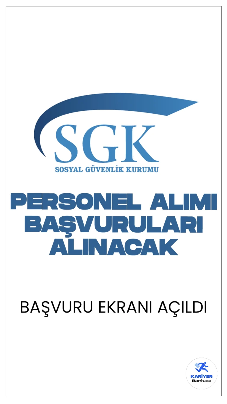 Sosyal Güvenlik Kurumu(SGK) 70 Personel Alımı Başvuruları Alınacak.Sosyal Güvenlik Kurumuna (SGK), sözleşmeli personeli alımı için başvuru işlemleri başladı. Alım süreci, sözlü sınav başarı sırasına göre yapılacak ve 10 katı aday, KPSS ve YDS puanları esas alınarak belirlenecek. Başvuru yapacak adayların genel ve özel şartları sağlamaları gerekmektedir. İşte şartlar ve başvuru bilgileri..