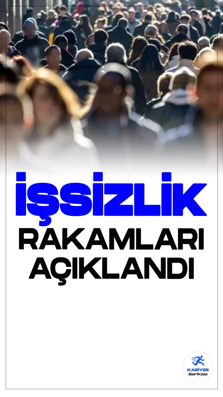 Temmuz Ayı İşsizlik Rakamları Açıklandı.Türkiye'de işsizlik oranı temmuz ayında 0,4 puan düşerek %8,8 oldu. İşsiz sayısı ise 3 milyon 167 bin kişiye geriledi.