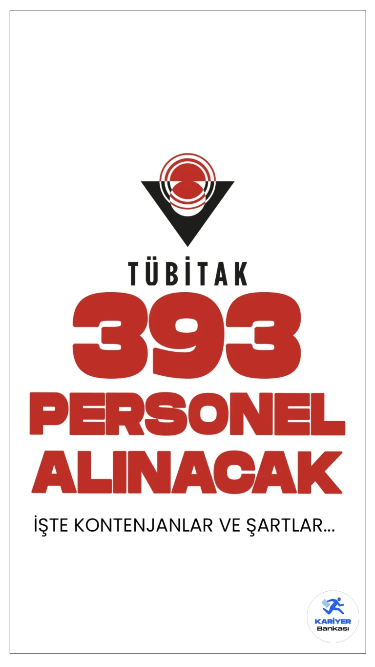 TÜBİTAK 393 Personel Alımı Yapacak.TÜBİTAK, çeşitli araştırma merkezleri bünyesinde görevlendirilmek üzere personel alımı yapacağını duyurdu. Başvurular 14 Ekim 2024 tarihine kadar devam edecek. Farklı mühendislik ve fen bilimleri bölümlerinde eğitim gören lisans öğrencilerine yönelik bu fırsat, kariyerine erken adım atmak isteyen adaylara yönelik önemli bir olanak sunuyor.