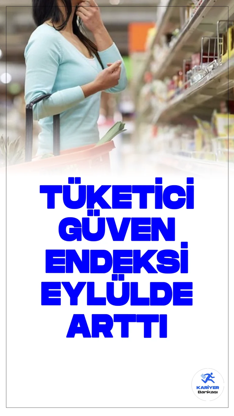 Tüketici Güven Endeksi Yükselişte.Tüketici güven endeksi, Türkiye İstatistik Kurumu (TÜİK) tarafından eylül ayına ilişkin açıklanan verilere göre, aylık bazda yüzde 2,4 artış göstererek 78,2 seviyesine ulaştı. Bu artış, Türkiye İstatistik Kurumu ve Türkiye Cumhuriyet Merkez Bankası'nın ortaklaşa yürüttüğü tüketici eğilim anketi sonuçlarına dayanıyor.