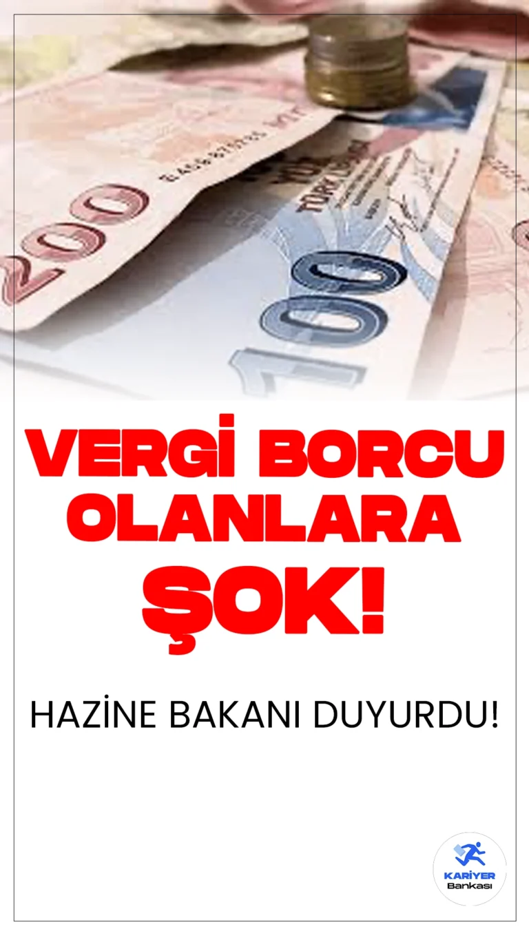 Vergi Borcu ve Cezası Bulunan Mükelleflerin İsmi Açıklanacak.Hazine ve Maliye Bakanı Mehmet Şimşek, vergide adaletin sağlanması amacıyla, 5 milyon lira ve üzerinde vergi borcu ve cezası bulunan mükelleflerin isimlerinin kamuoyu ile paylaşılacağını açıkladı.