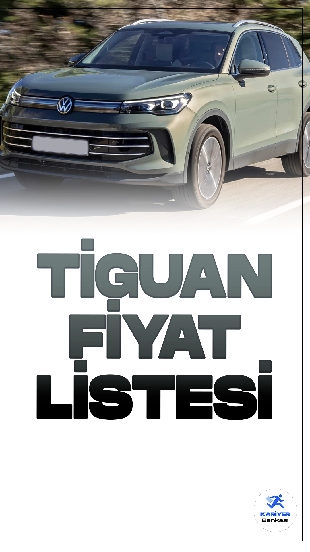 Volkswagen Tiguan Eylül 2024 Fiyat Listesi.Volkswagen’in popüler SUV modeli Tiguan, yenilikçi özellikleri ve üstün performansıyla dikkat çekmeye devam ediyor. Geniş iç hacmi, yüksek konforu ve gelişmiş güvenlik donanımlarıyla kullanıcıların beğenisini kazanan Tiguan, son güncellemeleriyle segmentinde iddiasını sürdürüyor. Araç, hem şehir içi hem de uzun yolculuklarda sürüş konforunu üst seviyeye taşıyan yeni süspansiyon sistemiyle fark yaratıyor.