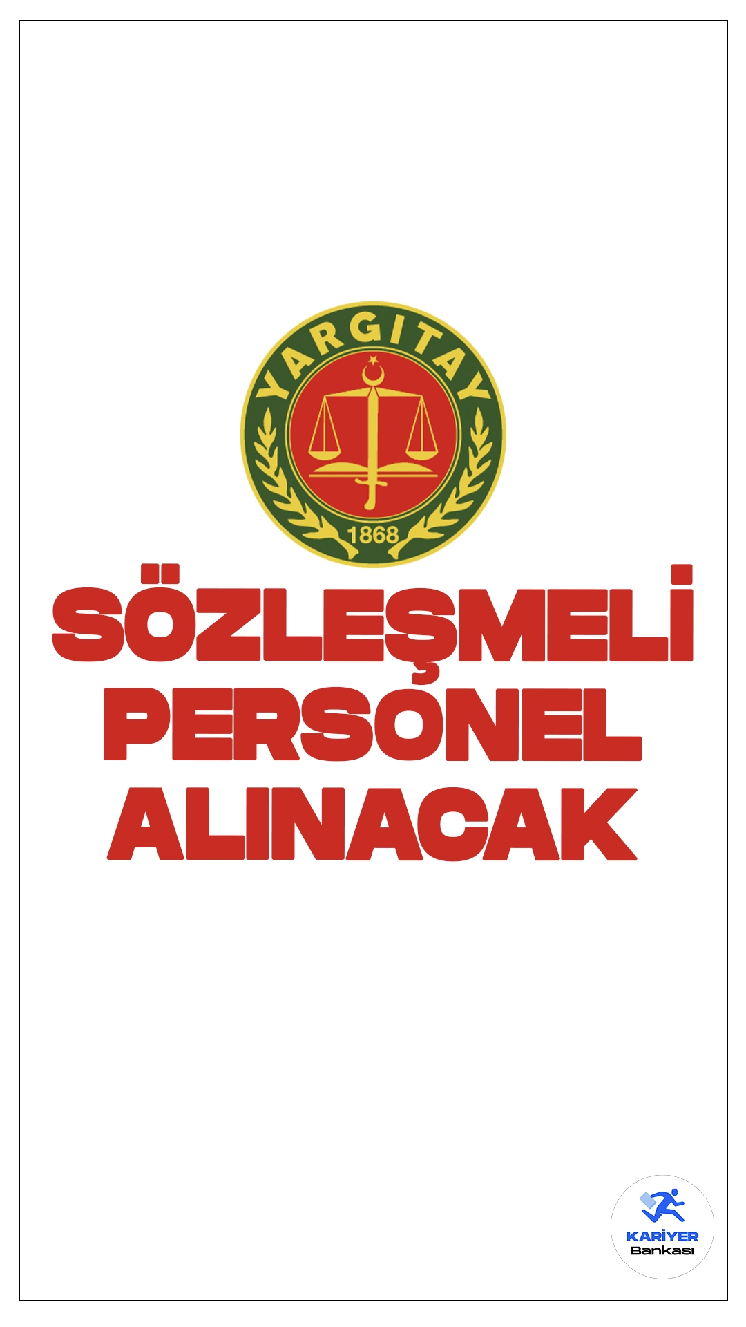 Yargıtay Başkanlığı Sözleşmeli Personeli Alımı Yapacak.Yargıtay Başkanlığı, Bilgi İşlem Merkezi bünyesinde istihdam edilmek üzere sözleşmeli bilişim personeli alacak. Başvuru şartları ve tarihleri haberimizde.