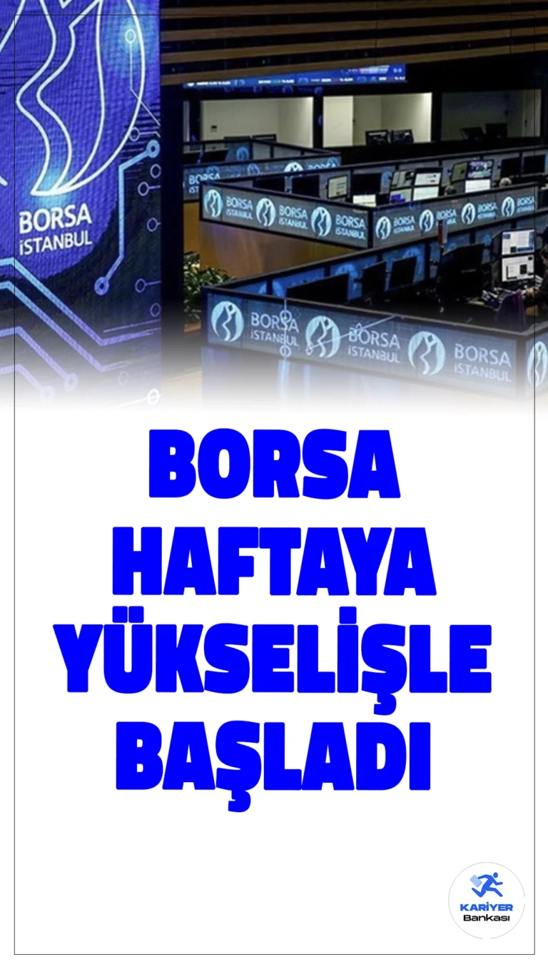 Borsa Haftaya Yükselişle Başladı.Borsa İstanbul, haftaya pozitif bir başlangıç yaparak BIST 100 endeksi yüzde 0,05 yükselişle 8.798,31 puana ulaştı.