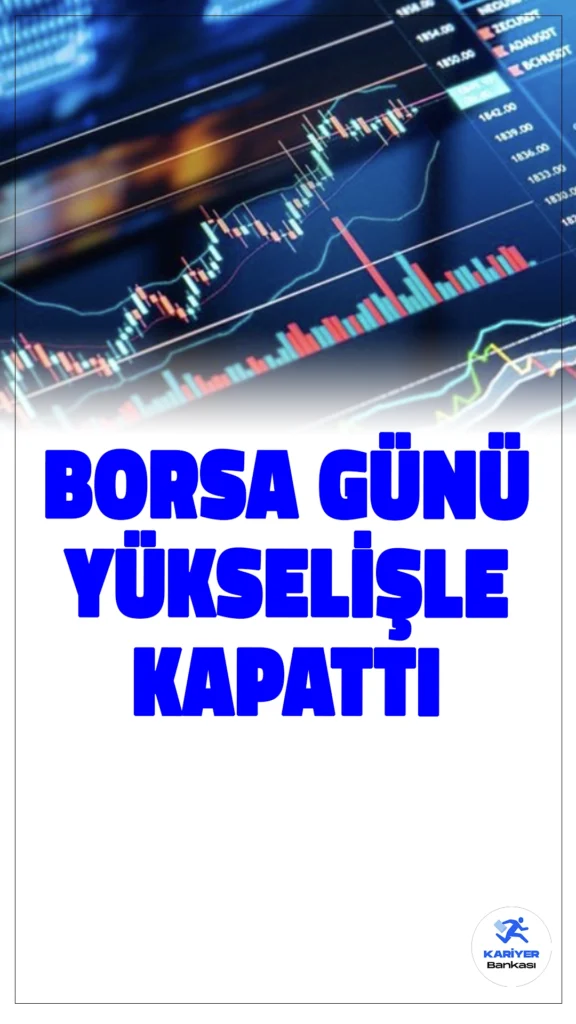 Borsa İstanbul Günü Yükselişle Kapattı.Borsa İstanbul'da BIST 100 endeksi, günü %0,42 artışla 8.945,80 puandan kapattı. Gün içinde en çok yükselen sektör finansal kiralama faktoring olurken, en fazla düşüş ise sigorta sektöründe kaydedildi.