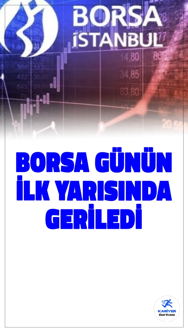 Borsa Günün İlk Yarısında Geriledi.Borsa İstanbul’da BIST 100 endeksi, günün ilk yarısında yüzde 1,55 oranında değer kaybıyla 9.206,01 puana düştü. Bankacılık ve holding hisseleri büyük düşüş yaşarken, spor sektörü tek kazanç sağlayan sektör oldu.