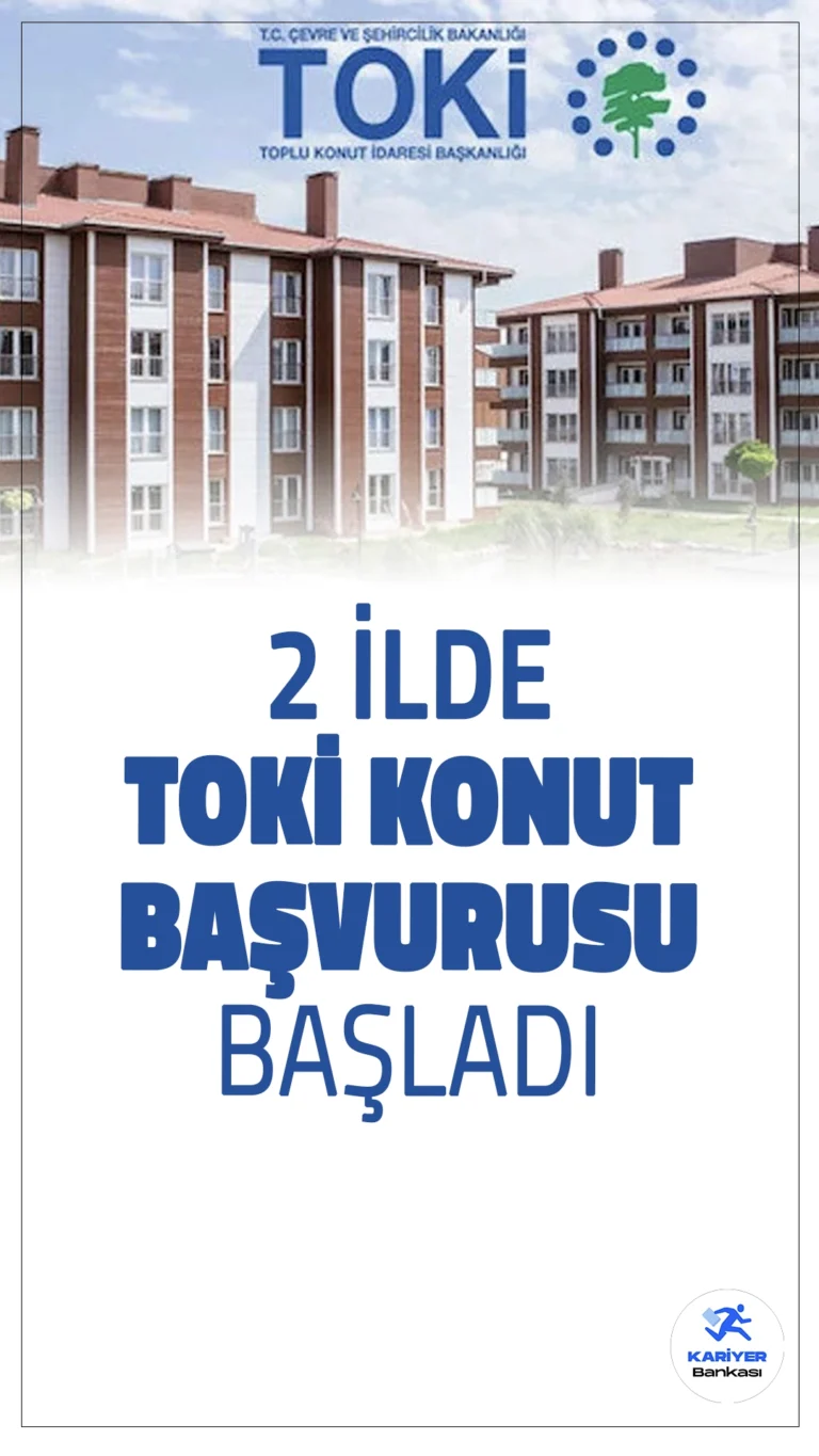 TOKİ'den 5 İlde Konut Başvurusu Başladı.Son dakika haberine göre, Toplu Konut İdaresi (TOKİ) tarafından yapılan konut başvuru duyurusu yayımlandı. Beş ilde konut satışı yapılacağı belirtilen duyuru, E-Devlet üzerinden başvuru işlemlerinin başladığını açıkladı. Bu yazıda, başvuru koşulları ve detaylarına yer veriyoruz.