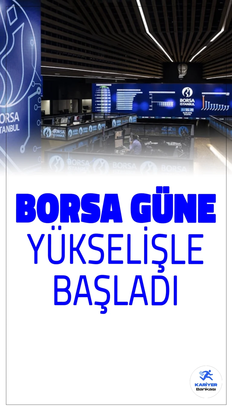Borsa Güne Yükselişle Başladı.Borsa İstanbul'da BIST 100 endeksi, güne yüzde 0,62 yükselişle 8.953,20 puandan başladı. Bankacılık ve holding sektörlerinde değer artışı yaşanırken, tekstil deri en çok kazandıran sektör oldu.