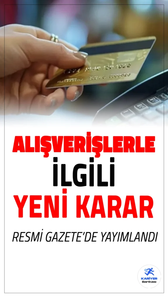 7 Bin TL ve Üzeri Alışverişler için Yeni Düzenleme Resmi Gazete'de Yayımlandı.Resmi Gazete'de yayımlanan yeni düzenlemeye göre, 7 bin liranın üzerindeki tahsilat ve ödeme işlemlerinin banka veya finansal kurumlar aracılığıyla yapılması zorunlu hale getirildi. Hazine ve Maliye Bakanlığı'nın Vergi Usul Kanunu Genel Tebliği'ne göre bu kurala uymayan taraflar için ayrı ayrı ceza uygulanacak.
