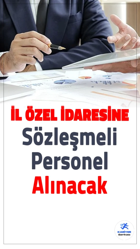 Bilecik İl Özel İdaresi Personel Alımı Duyurusu Yayımlandı.Bilecik İl Özel İdaresi, 2024 yılı için inşaat, makine, harita ve maden mühendisliği alanlarında toplamda sözleşmeli personel alımı gerçekleştirecek. Başvuru yapmak isteyen adayların KPSS'den en az 60 puan almış olmaları, ilanda belirtilen eğitim şartlarını taşıyor olmaları gerekmektedir. İlan kapsamında adaylara 02 Aralık - 06 Aralık 2024 tarihleri arasında başvuru yapma imkânı tanınmıştır.
