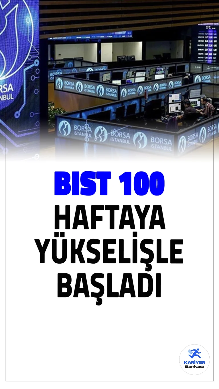 BIST 100 Endeksi Haftaya Yükselişle Başladı.Borsa İstanbul'da BIST 100 endeksi, haftaya hafif bir yükselişle başladı. Endeks, yüzde 0,10 artışla 8.885,45 puandan işlem görüyor. Bankacılık ve holding endekslerinde ise sınırlı değer kazançları yaşandı.