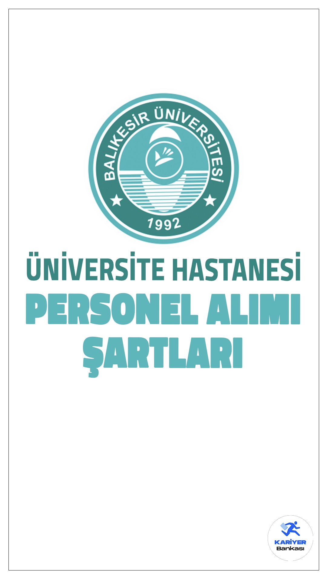 Balıkesir Üniversite Hastanesi 86 Personel Alımı Şartları.Balıkesir Üniversitesi, Sağlık Uygulama ve Araştırma Merkezi bünyesinde çalışmak üzere sözleşmeli personel alımı başvuruları sürüyor. Başvurular, 2024 KPSS (B) grubu puan sıralamasına göre değerlendirilecek. Başvuru yapacak adayların gerekli nitelikleri taşıması ve KPSS puan türlerine göre 60 ve üzeri puan almış olması gerekmektedir.