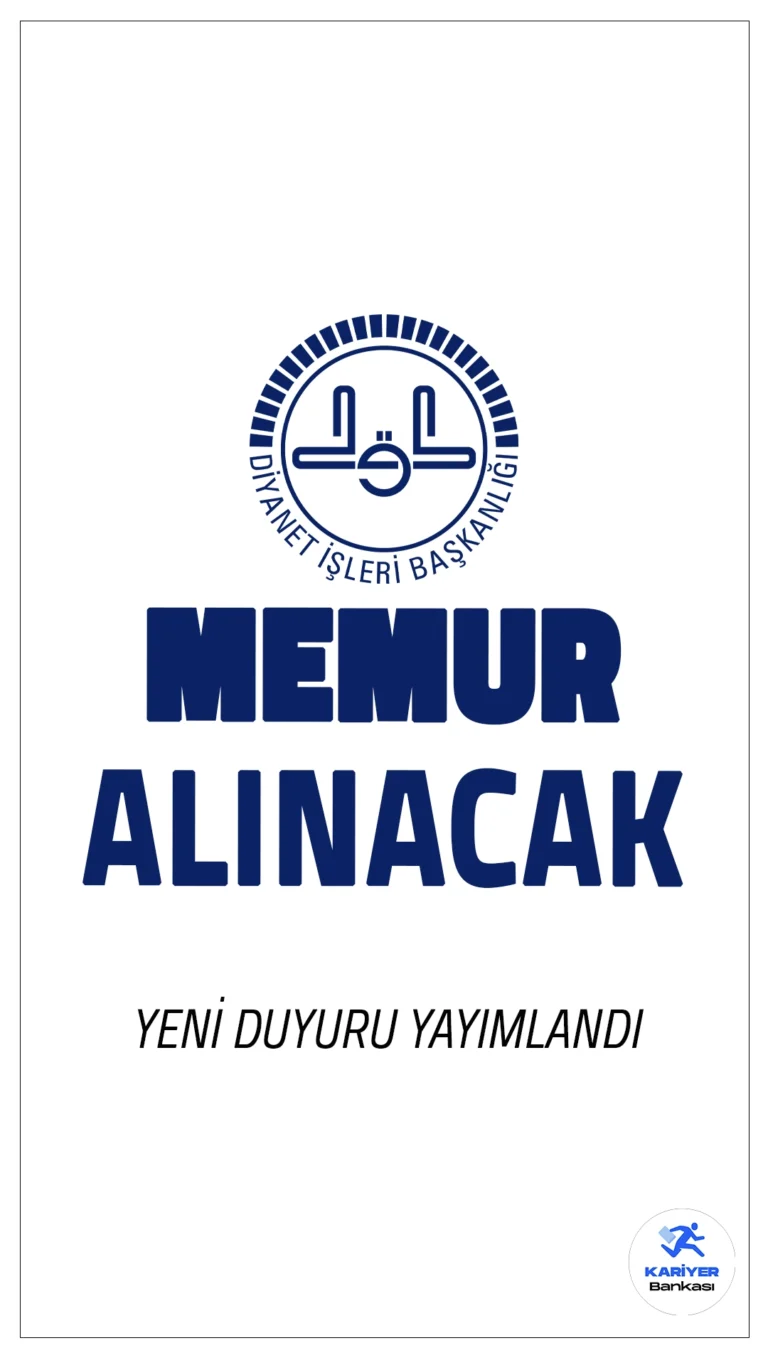 Diyanet 20 Memur Alımı Yapacak.Diyanet İşleri Başkanlığı, 2024 yılı için merkez ve taşra teşkilatlarında mühendis, şehir bölge plancısı ve teknisyen pozisyonlarında memur alımı yapacağını duyurdu. İlan edilen kadrolar için 2024 Kamu Personeli Seçme Sınavı (KPSS) puanına göre sıralama yapılacak ve adaylar sözlü sınava tabi tutulacak.