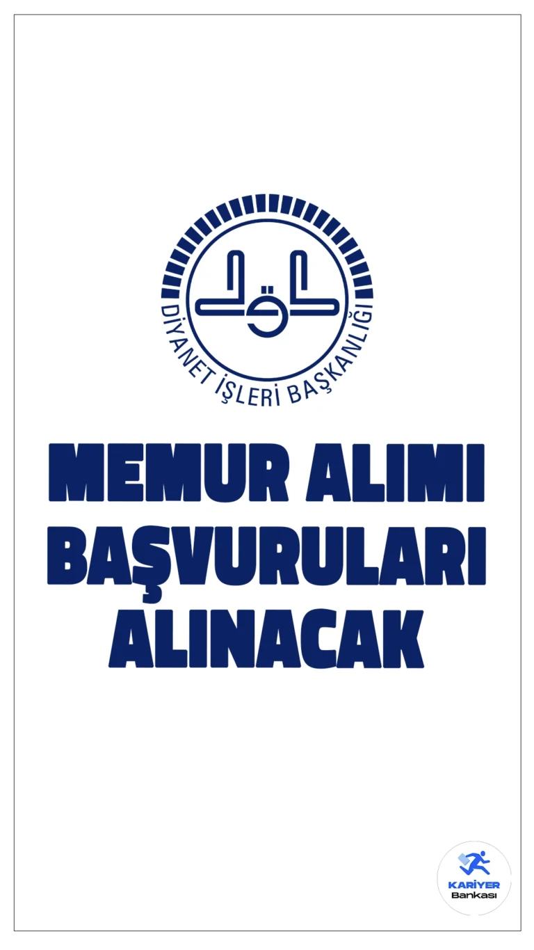 Diyanet 20 Memur Alımı Başvuruları Alınacak.Diyanet İşleri Başkanlığı, 2024 yılı için merkez ve taşra teşkilatlarında mühendis, şehir bölge plancısı ve teknisyen pozisyonlarında memur alımı başvuruları başladı. İlan edilen kadrolar için 2024 Kamu Personeli Seçme Sınavı (KPSS) puanına göre sıralama yapılacak ve adaylar sözlü sınava tabi tutulacak. Başvuru yapacak adayların şartları dikkatle incelemesi gerekmektedir.