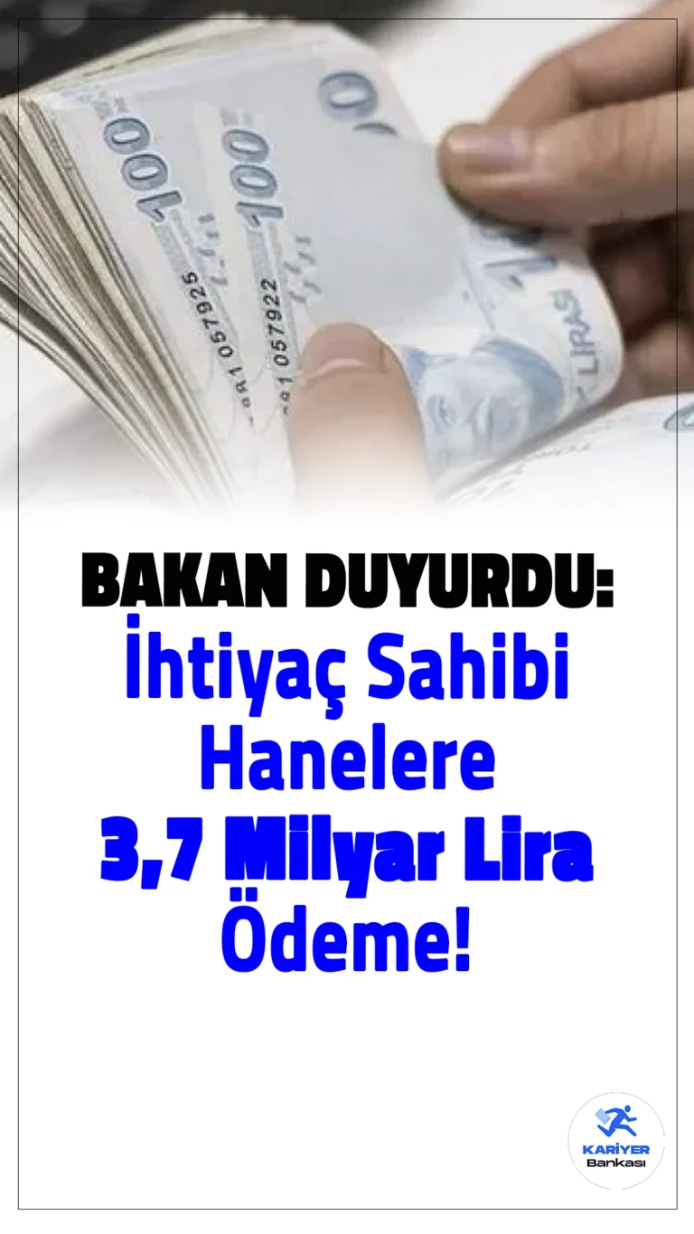 Aile Destek Programı Ödemeleri Başladı.Türkiye Aile Destek Programı kapsamında bu ay toplam 3,7 milyar TL ihtiyaç sahiplerinin hesaplarına yatırılıyor. Bakan Mahinur Özdemir Göktaş, ödemelerin bugün başladığını duyurdu ve programın yıl sonuna kadar devam edeceğini vurguladı.