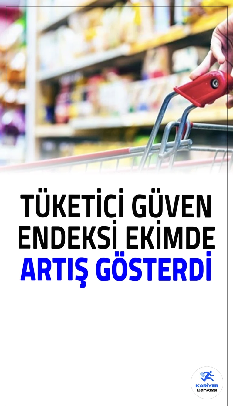 Tüketici Güven Endeksi Ekim'de Yüzde 3 Artış Gösterdi.TÜİK verilerine göre, ekim ayında tüketici güven endeksi yüzde 3 artarak 80,6 seviyesine yükseldi. Endeks, tüketicilerin ekonomik beklentilerinde iyileşme olduğunu gösteriyor.