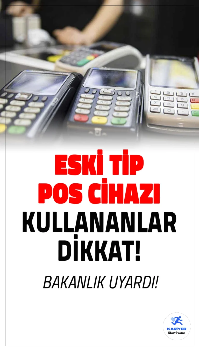 Bakanlıktan Eski Tip POS Cihazı Uyarısı: Ceza Geliyor.Hazine ve Maliye Bakanlığı, kayıt dışı ekonomiyi engellemek amacıyla yeni nesil ödeme kaydedici cihazlara geçişi zorunlu kılmasına rağmen eski POS cihazlarını kullananlara yönelik cezai işlem uygulayacak.