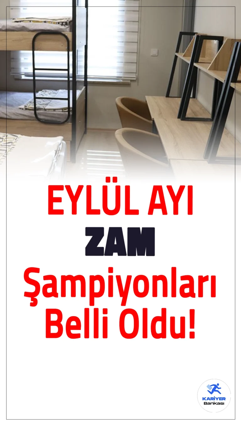 Eylül Ayı Zam Şampiyonları Belli Oldu!Türkiye İstatistik Kurumu (TÜİK), enflasyon verilerinde önemli bir değişiklik yaparak, yeni bir tabloyu kamuoyuyla paylaştı. Aylık ve yıllık değişim oranlarını içeren bu yeni tabloda, Amaca Göre Bireysel Tüketim Sınıflaması (COICOP) sistemi kullanılarak temel başlıklar detaylı şekilde sunuldu.