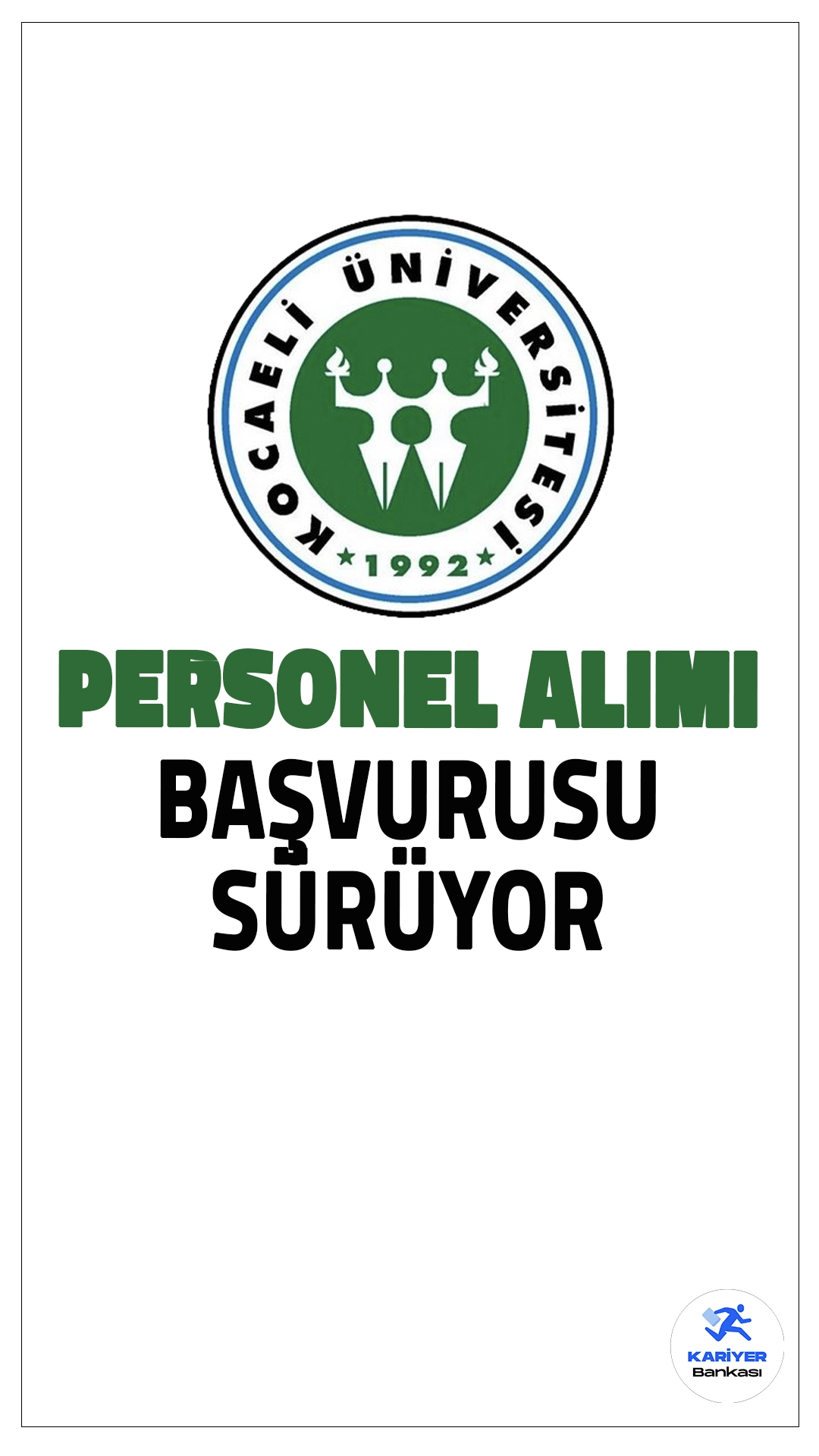 Kocaeli Üniversitesi 100 Personel Alımı Başvurusu Sürüyor.İlgili alım duyurusunda, Kocaeli Üniversitesine Hemşire, Sağlık Teknikeri (Anestezi), Sağlık Teknikeri (Ameliyathane Hizmetleri), Sağlık Teknikeri (Patoloji), Sağlık Teknikeri (Radyoloji veya Tıbbi Görüntüleme), Sağlık Teknikeri (Diyaliz), Büro Personeli, Destek Personeli (Kadın) ve Destek Personeli (Erkek) ünvanlarında sözleşmeli personel alımı yapacağı aktarıldı. İşte kontenjan dağılımı ve başvuru bilgileri..