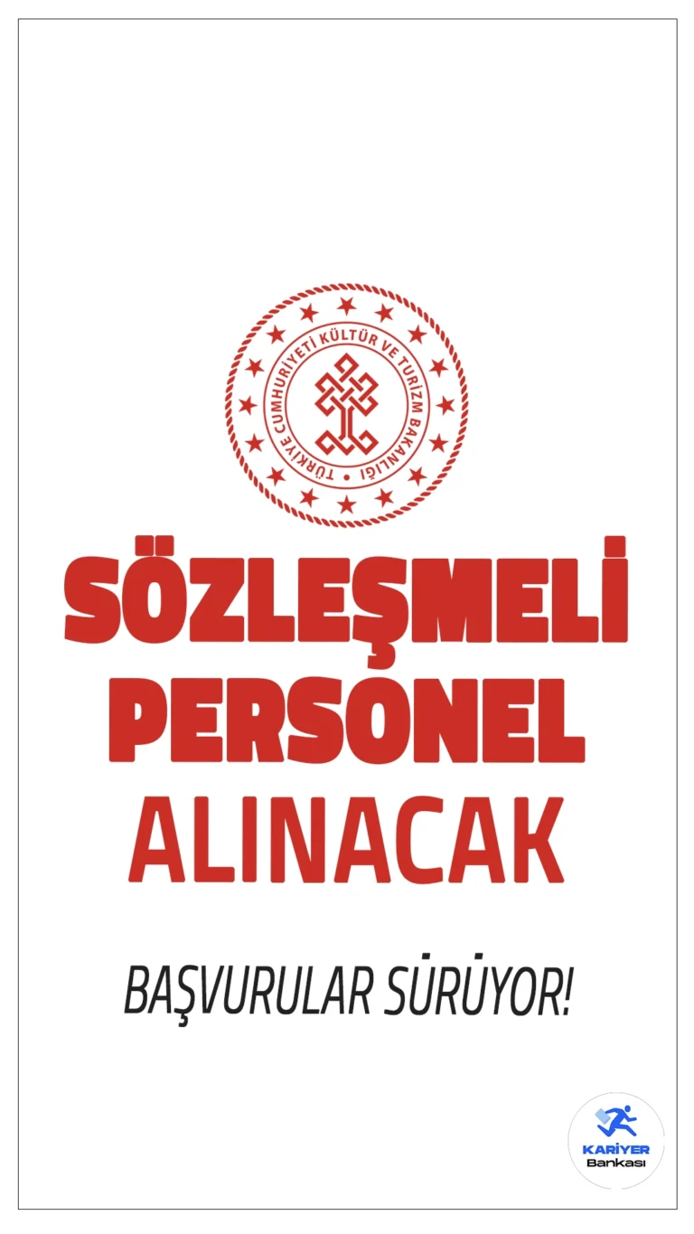 Kültür Bakanlığı 15 Personel Alımı Başvuruları Sürüyor.İlgili alım duyurusunda, Kültür ve Turizm Bakanlığı, Bilgi Teknolojileri Genel Müdürlüğü bünyesinde istihdam edilmek üzere Sözleşmeli Personel alımı yapılacağı aktarıldı.Başvuru işlemleri Kariyer Kapısı sayfası üzerinden alınıyor. Başvurular 25 Ekim 2024 tarihinde sona erecek. Başvuru yapacak adayların genel ve özel şartları sağlaması gerekmektedir. İşte şartlar...