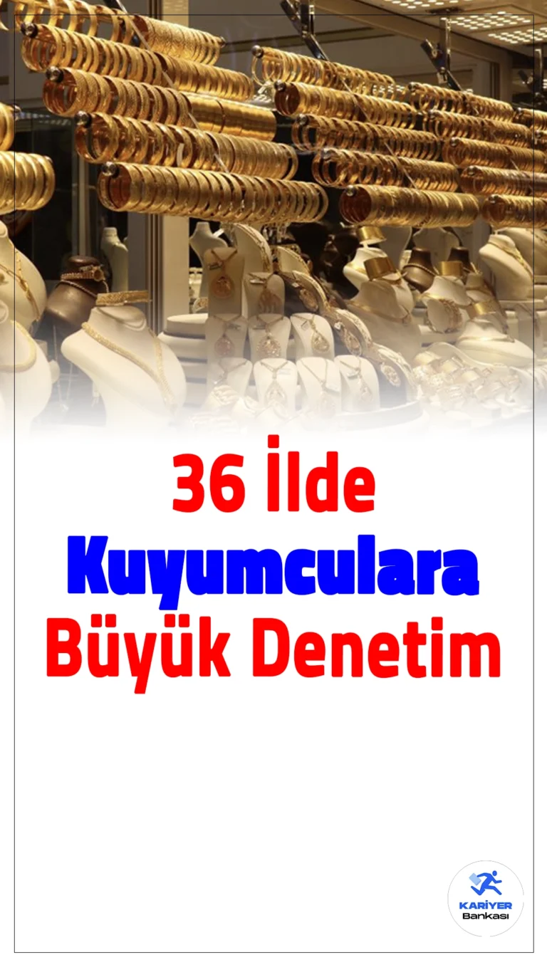 Kuyumcularda Denetimler Sıkılaşıyor: 36 İlde Büyük Denetim Harekatı.Hazine ve Maliye Bakanlığı, kuyumculuk sektöründe vergi usulsüzlüklerini tespit etmek için 36 ilde denetimlerini yoğunlaştırdı. 500'ü aşkın işletme, özellikle faturasız altın satışı ve kayıt dışı işlemler açısından mercek altında.