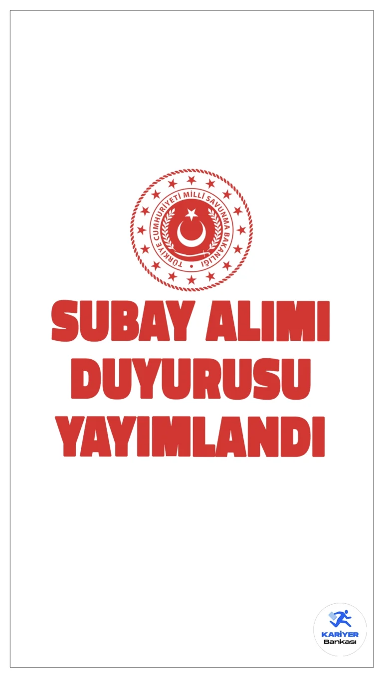 MSB Hava Kuvvetleri Komutanlığı Subay Alımı Duyurusu Yayımlandı.Hava Kuvvetleri Komutanlığı, 2024 yılı için pilot adayı muvazzaf subay alımı yapacak. Adaylar başvurularını, belirtilen koşullar dahilinde 10 Kasım 2024 (23.59) tarihine kadar https://personeltemin.msb.gov.tr adresinden e-Devlet şifresiyle gerçekleştirebileceklerdir. Başvuru yapacak adayların belirtilen şartları dikkatle incelemesi gerekmektedir.