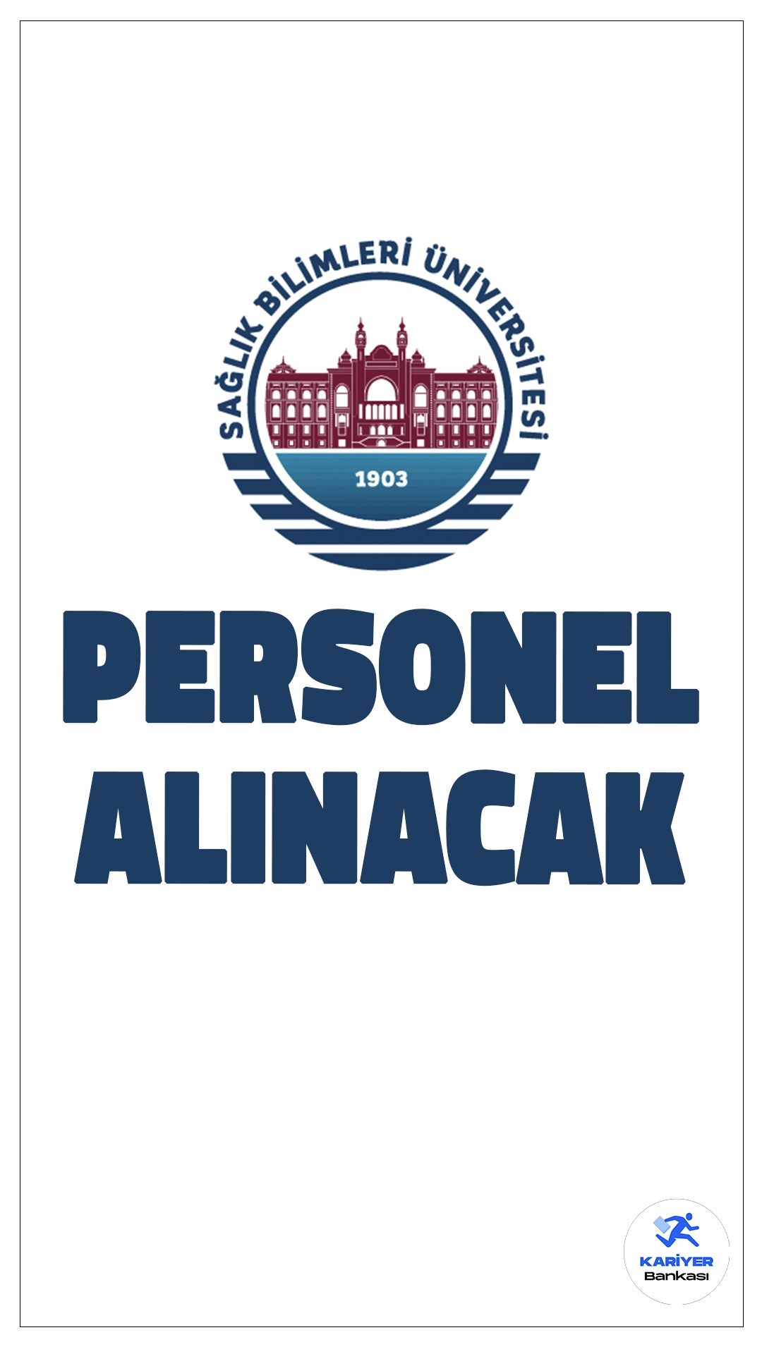 Sağlık Bilimleri Üniversitesi (SBÜ) Sözleşmeli Personel Alımı Yapacak.Sağlık Bilimleri Üniversitesi, Bilgi İşlem Daire Başkanlığı bünyesinde Hamidiye (İstanbul) Külliyesi'nde istihdam edilmek üzere sözleşmeli personel alacağını duyurdu. Alımlar, 375 sayılı Kanun Hükmünde Kararname’nin Ek 6. maddesine dayanarak yapılacak yazılı ve sözlü/uygulamalı sınav sonucunda başarı sırasına göre gerçekleştirilecektir.