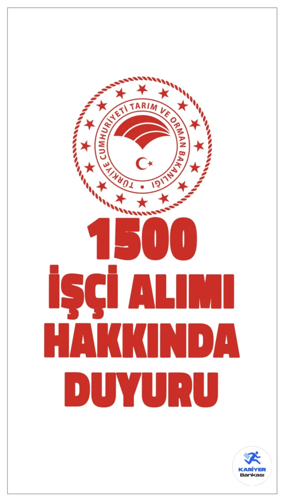 Tarım Bakanlığı 1500 İşçi Alımı Hakkında Yeni Duyuru Geldi. Tarım ve Orman Baklanlığı sayfasından yayımlanan duyuruda, 4857 sayılı İş Kanunu kapsamında işçi olarak Bakanlığımız taşra teşkilatına atanmaya hak kazanmış ve evrak teslimi yapan yedek hak sahiplerinin evrak inceleme süreci tamamlanmış ve sonucunda “Aranan Şartlara Haiz Olmayanların" listesinin ekli listede sunulduğu aktarıldı.