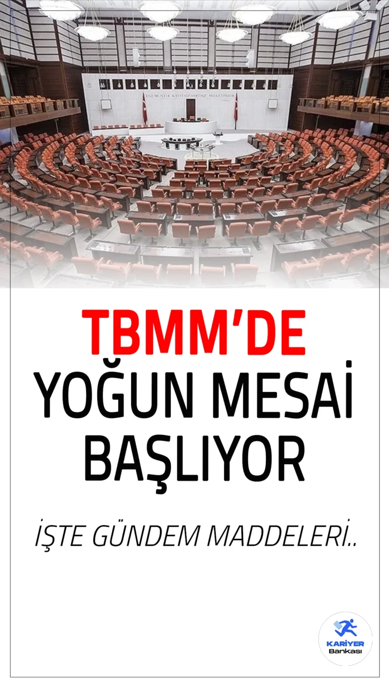 TBMM'de Yoğun Mesai Başlıyor: İşte Gündem Maddeleri..Türkiye Büyük Millet Meclisi, 8 Ekim'de önemli başlıklarla toplanacak. İsrail'in saldırıları, öğretmenlere yönelik şiddet cezalarının artırılması ve İslam düşmanlığına dair gelişmeler gündemde olacak.