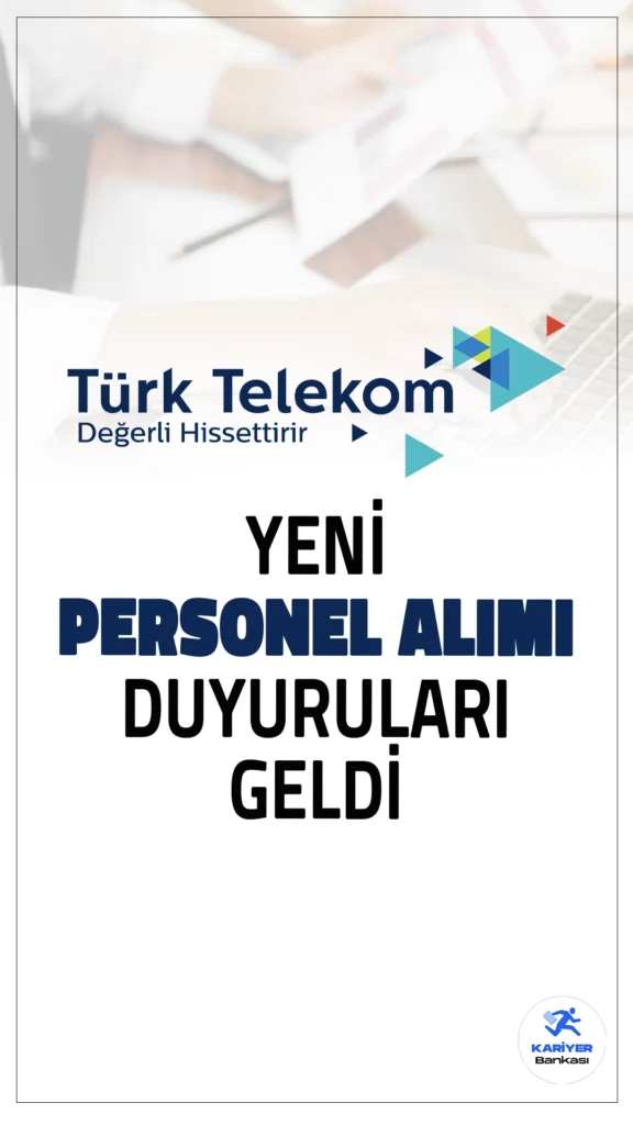 Türk Telekom Yeni Personel Alımları Yapacak.Türk Telekom, 2024 yılı için farklı pozisyonlarda personel alımı gerçekleştireceğini duyurdu. Bu kapsamda teknoloji ve telekomünikasyon sektöründe kariyer hedefleyen adaylar için çeşitli fırsatlar sunuluyor. İlanlarda öne çıkan pozisyonlar arasında Siber Güvenlik, BT Operasyonları ve Middleware Operasyonları gibi kritik alanlar yer alıyor. Başvuru yapmak isteyen adaylar için detaylar ve başvuru şartları aşağıda belirtilmiştir.