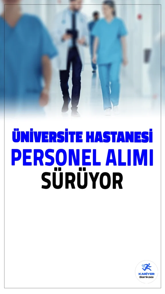 Afyonkarahisar Sağlık Bilimleri Üniversite (AFSÜ) Hastenesi 89 Personel Alımı Başvuruları Sürüyor.İlgili alım duyurusuna göre, AFSÜ'ye Hemşire, Fizyoterapist, Çocuk Gelişimcisi, Sağlık Teknikeri (Ağız ve Diş Sağlığı), Sağlık Teknikeri (Anestezi), Sağlık Teknikeri (Patoloji), Sağlık Teknikeri (Tıbbi Laboratuvar), Sağlık Teknikeri (Radyoloji), Büro Personeli, Mühendis, Tekniker, Teknisyen, Destek Personeli, Koruma ve Güvenlik Görevlisi pozisyonları için personel alımı yapılacak.Başvuru yapacak adayların genel ve özel şartları taşıması gerekmektedir.